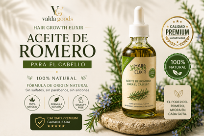 Hair Growth Elixir - Aceite Capilar Romero + Ricino + Biotina