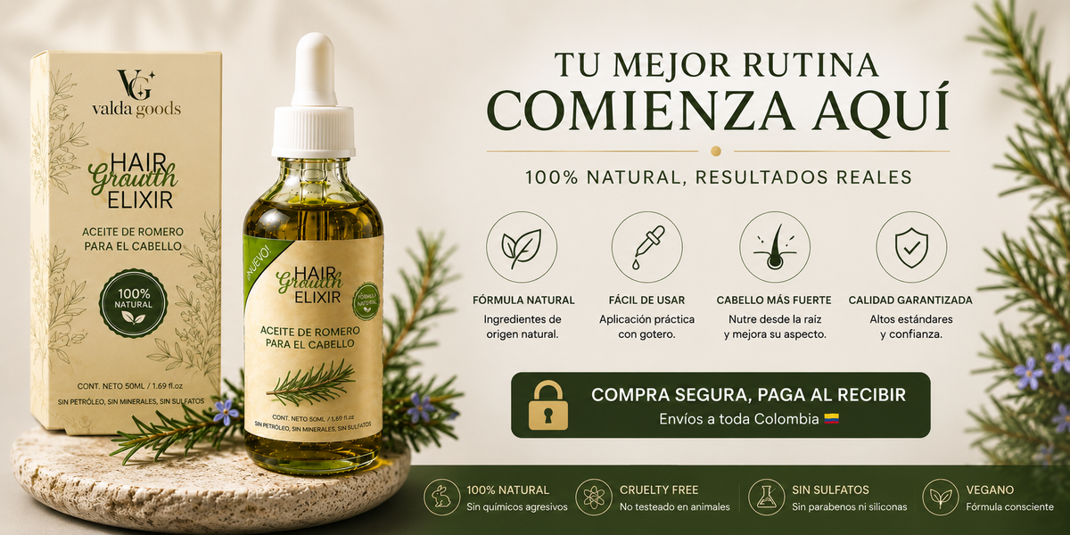 Hair Growth Elixir - Aceite Capilar Romero + Ricino + Biotina