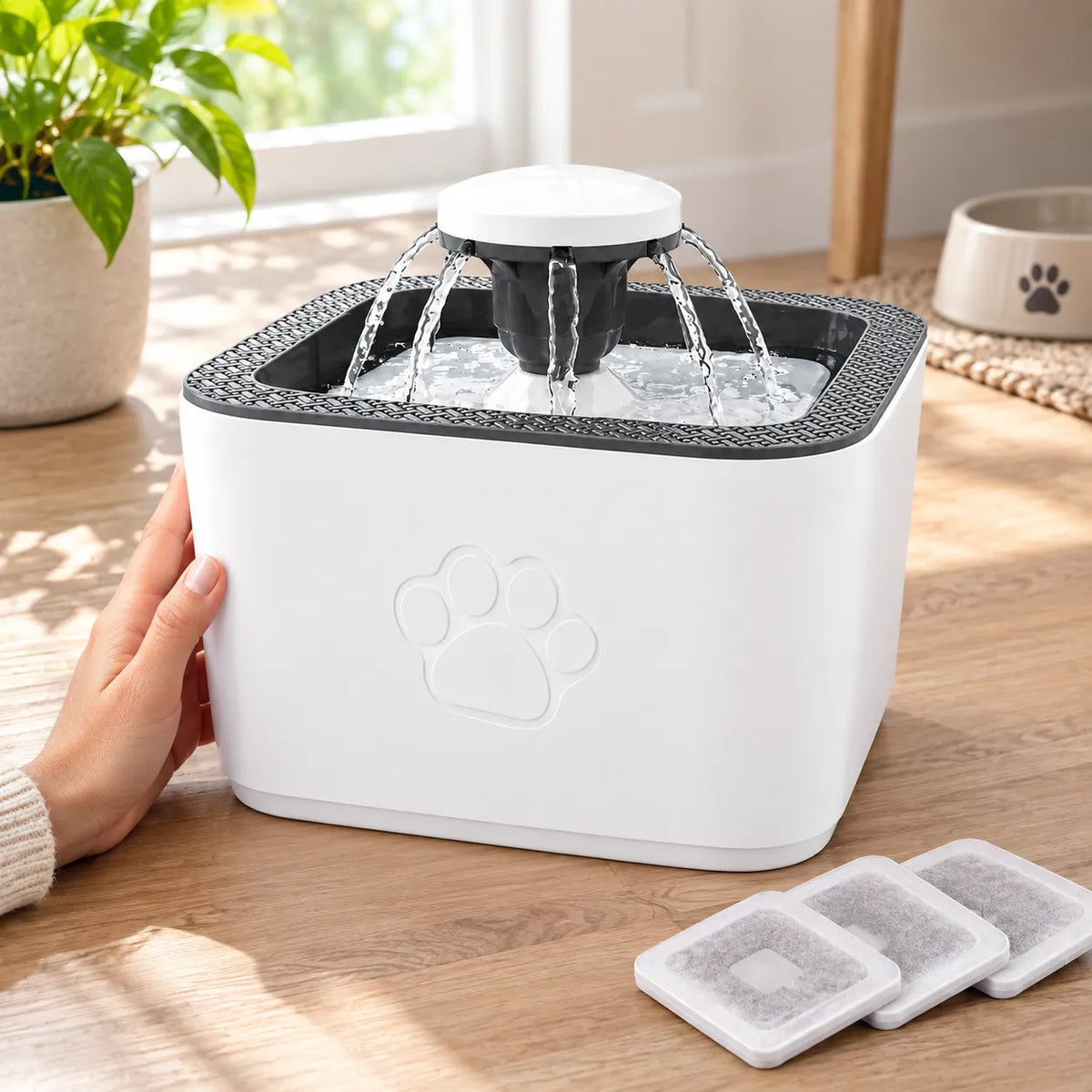 Fuente de Agua para Perros y Gatos